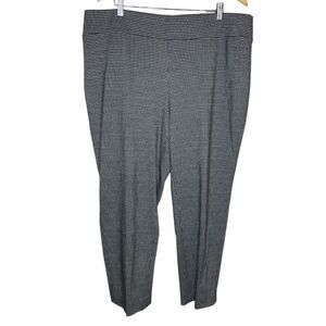Kasper Black and White Stretch Dress Pants size 2X